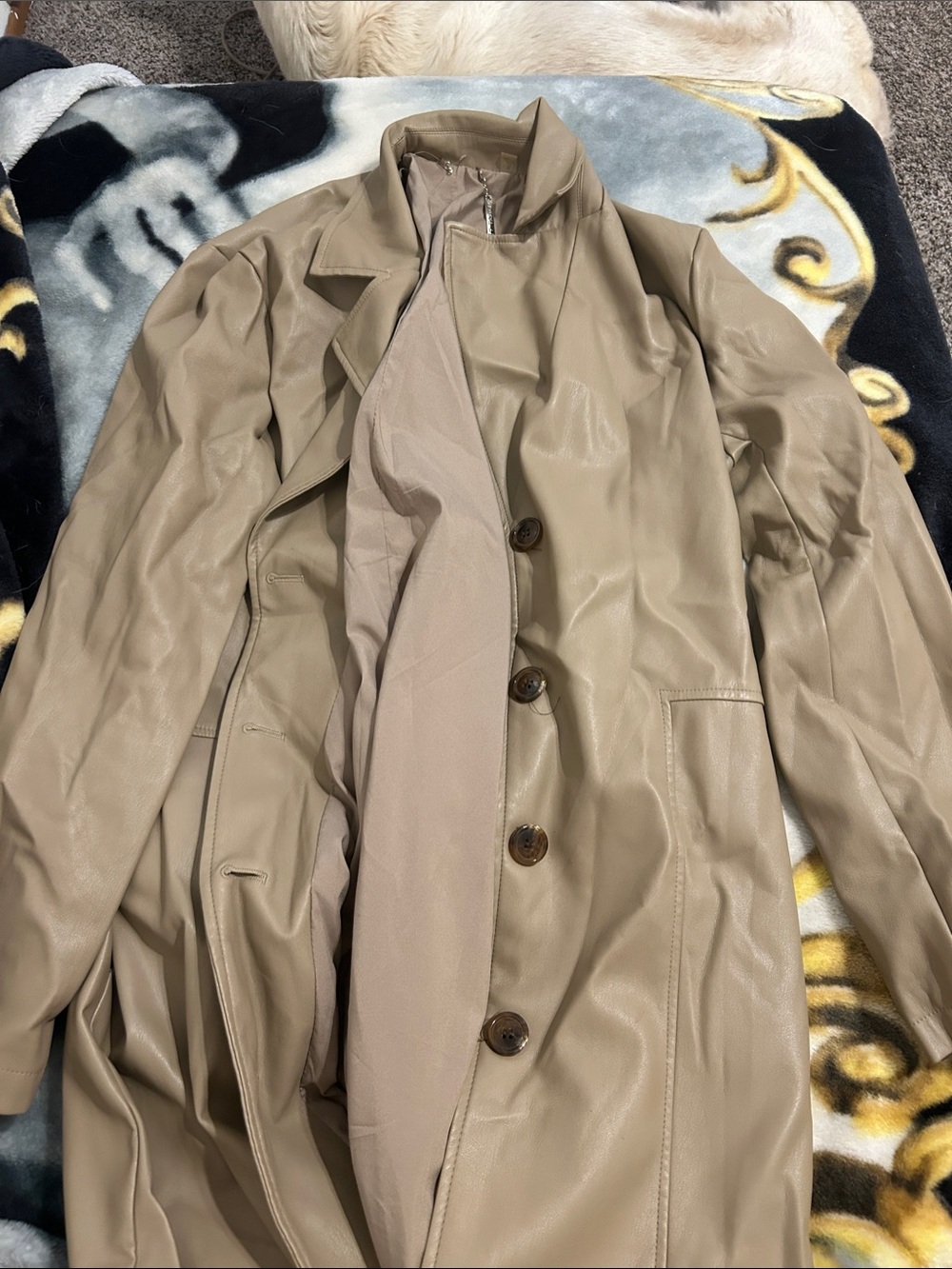 Woman’s Taupe Trench Coat - Timeless Lightweight Overcoat